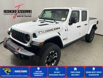 2026 Bright White Clearcoat Jeep Gladiator Rubicon Automatic 4X4 G 3.6L V6 Cylinder Engine3.6 Truck