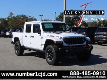 2025 Bright White Clearcoat Jeep Gladiator Rubicon X G 3.6L V6 Cylinder Engine3.6 Automatic 4X4 Truck 4 Door