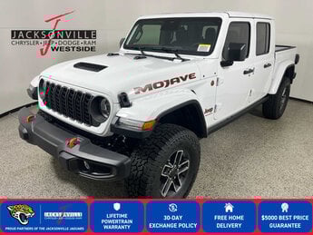 2026 Bright White Clearcoat Jeep Gladiator Mojave 4 Door Truck Automatic 4X4 G 3.6L V6 Cylinder Engine3.6