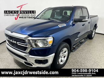 2021 Patriot Blue Pearlcoat Ram 1500 Big Horn Automatic G 3.6L V6 Cylinder Engine3.6 RWD 4 Door