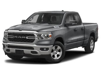 2023 Billet Silver Metallic Clearcoat Ram 1500 Big Horn 4 Door RWD Truck G 3.6L V6 Cylinder Engine3.6 Automatic