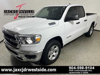 2023 Bright White Clearcoat Ram 1500 Big Horn Truck Automatic 4 Door RWD