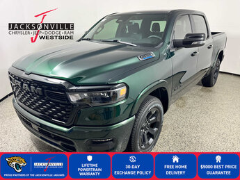 2026 Serrano Green Metallic Ram 1500 Big Horn RWD Truck 4 Door G 3.6L V6 Cylinder Engine3.6