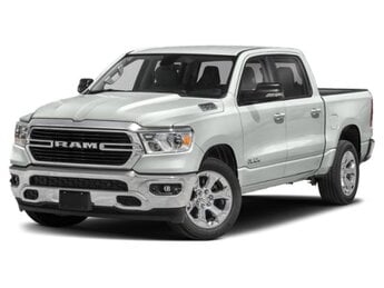 2019 Bright White Clearcoat Ram All-New 1500 Big Horn/Lone Star Automatic Truck 4 Door 3.6L V6 Cylinder Engine RWD