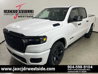 2025 Bright White Clearcoat Ram 1500 Big Horn RWD G 3.6L V6 Cylinder Engine3.6 Truck Automatic