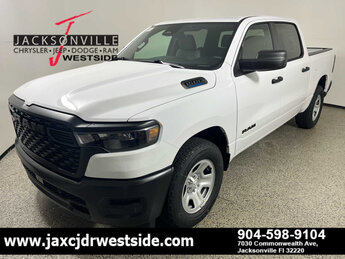 2025 Bright White Clearcoat Ram 1500 Tradesman RWD 4 Door Automatic