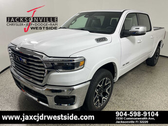 2026 Bright White Clearcoat Ram 1500 Laramie Truck RWD Automatic