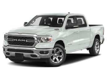 2022 Bright White Clearcoat Ram 1500 Big Horn 4 Door Truck Automatic RWD G 5.7L 8 Cylinder Engine5.7