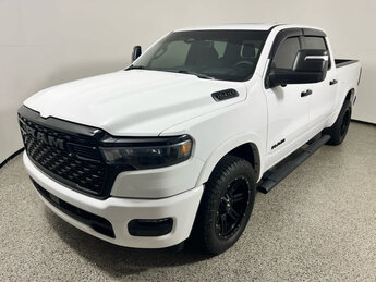 2025 Bright White Clearcoat Ram 1500 Big Horn Automatic 4 Door Truck G 3.0L Straight 6 Cylinder Engine3.0 4X4