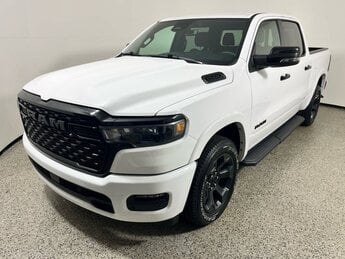 2025 Bright White Clearcoat Ram 1500 Big Horn Truck 4 Door Automatic