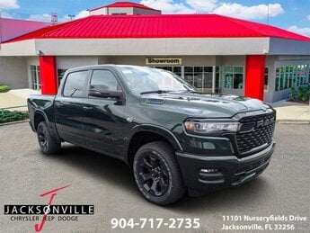 2026 Serrano Green Metallic Ram 1500 Big Horn/Lone Star HEMI 5.7L V8 Multi Displacement VVT eTorque Engine 4 Door Truck