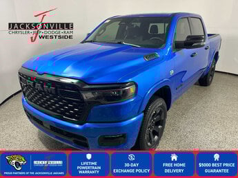2026 Hydro Blue Pearlcoat Ram 1500 Big Horn 4X4 Automatic Truck