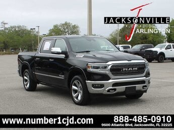 2022 Diamond Black Crystal Pearlcoat Ram 1500 Limited D 3.0L V6 Cylinder Engine3.0 Truck Automatic 4 Door