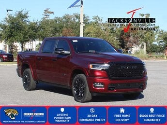 2026 Delmonico Red Pearlcoat Ram 1500 Limited 4X4 Truck Automatic G 3.0L Straight 6 Cylinder Engine3.0 4 Door