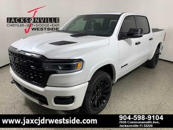 2025 Ivory White Tri-Coat Pearlcoat Ram 1500 Limited Automatic Truck 4 Door 4X4