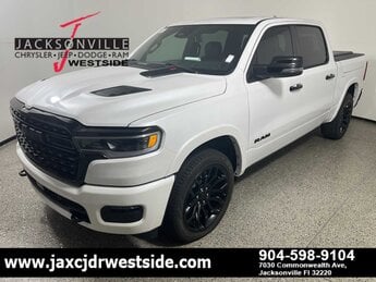2025 Ivory White Tri-Coat Pearlcoat Ram 1500 Limited Automatic Truck 4X4 4 Door