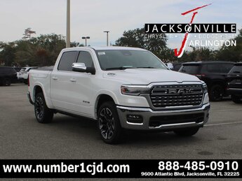 2026 Ivory White Tri-Coat Pearlcoat Ram 1500 Longhorn 4X4 G 3.0L Straight 6 Cylinder Engine3.0 4 Door Truck