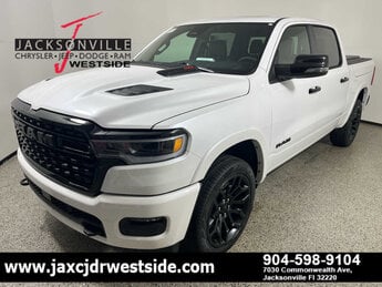 2026 Ivory White Tri-Coat Pearlcoat Ram 1500 Limited Automatic G 3.0L Straight 6 Cylinder Engine3.0 4 Door Truck