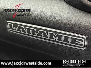 2025 Bright White Clearcoat Ram 1500 Laramie 4 Door Automatic G 3.0L Straight 6 Cylinder Engine3.0