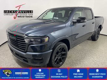 2026 Forged Blue Metallic Ram 1500 Laramie 4X4 Truck Automatic G 3.0L Straight 6 Cylinder Engine3.0