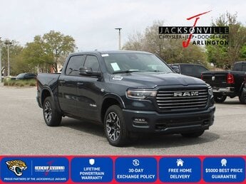 2026 Forged Blue Metallic Ram 1500 Laramie 4 Door 4X4 Automatic Truck G 5.7L 8 Cylinder Engine5.7