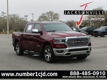 2022 Delmonico Red Pearlcoat Ram 1500 Laramie 4 Door Automatic 4X4 Truck G 5.7L 8 Cylinder Engine5.7