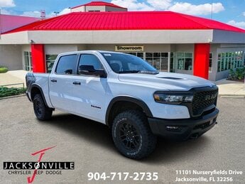 2026 Bright White Clearcoat Ram 1500 Rebel 4X4 3.0L I6 Engine Automatic Truck 4 Door