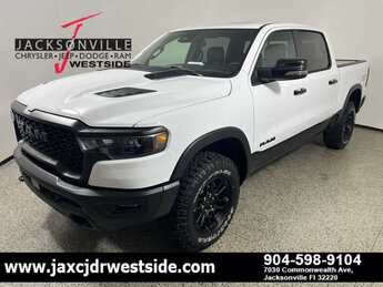 2026 Bright White Clearcoat Ram 1500 Rebel G 3.0L Straight 6 Cylinder Engine3.0 4 Door Automatic
