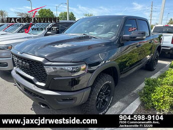 2025 Diamond Black Crystal Pearlcoat Ram 1500 Rebel 4 Door Automatic Truck G 3.0L Straight 6 Cylinder Engine3.0 4X4