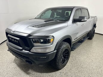 2021 Billet Silver Metallic Clearcoat Ram 1500 Rebel Truck Automatic 4X4