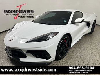 2022 Arctic White Chevrolet Corvette 3LT Automatic G 6.2L 8 Cylinder Engine6.2 Car
