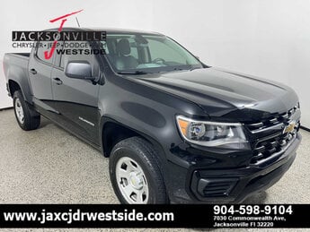 2022 Black Chevrolet Colorado 4WD Work Truck 4X4 4 Door G 3.6L V6 Cylinder Engine3.6