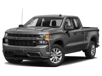 2020 Satin Steel Metallic Chevrolet Silverado 1500 Custom Automatic RWD 4 Door Truck F 4.3L V6 Cylinder Engine4.3