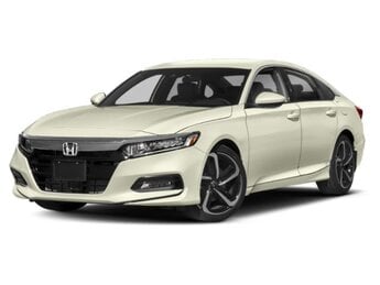 2018 Platinum White Pearl Honda Accord Sport 1.5T Car 4 Door Automatic (CVT) G 1.5L 4 Cylinder Engine1.5