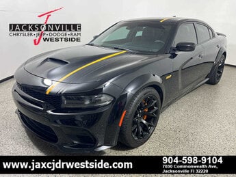 2022 Pitch Black Clearcoat Dodge Charger Scat Pack Widebody G 6.4L 8 Cylinder Engine6.4 Car 4 Door RWD Automatic