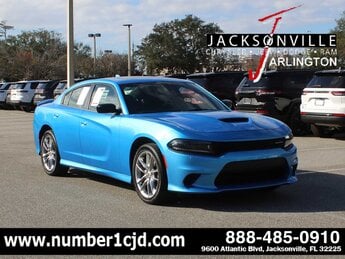 2023 B5 Blue Pearlcoat Dodge Charger GT AWD 4 Door Automatic Car G 3.6L V6 Cylinder Engine3.6