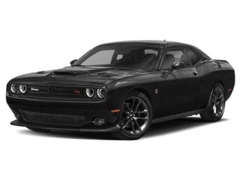 2023 Pitch Black Clearcoat Dodge Challenger R/T Scat Pack Widebody 2 Door Car RWD G 6.4L 8 Cylinder Engine6.4