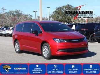 2026 Red Hot Pearlcoat Chrysler Voyager LX Automatic 4 Door G 3.6L V6 Cylinder Engine3.6 Van FWD