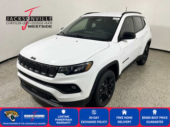 2026 Bright White Clearcoat Jeep Compass Latitude Altitude 4 Door Automatic SUV