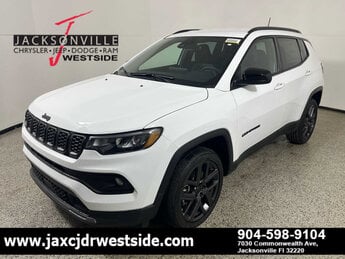 2026 Bright White Clearcoat Jeep Compass Latitude Altitude 4 Door 4X4 G 2.0L 4 Cylinder Engine2.0 Automatic