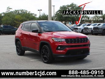 2024 Red Hot Pearlcoat Jeep Compass Latitude 4 Door 4X4 SUV G 2.0L 4 Cylinder Engine2.0 Automatic
