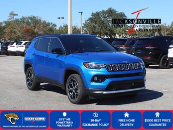 2026 Hydro Blue Pearlcoat Jeep Compass Limited Automatic SUV 4 Door