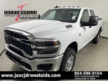 2025 Bright White Clearcoat Ram 2500 Tradesman 4 Door 4X4 Automatic D 6.7L Straight 6 Cylinder Engine6.7 Truck