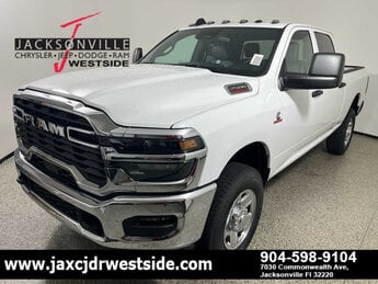 2025 Bright White Clearcoat Ram 2500 Tradesman D 6.7L Straight 6 Cylinder Engine6.7 4X4 4 Door Truck