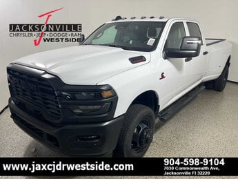 2025 Bright White Clearcoat Ram 3500 Tradesman D 6.7L Straight 6 Cylinder Engine6.7 Truck 4X4 Automatic 4 Door