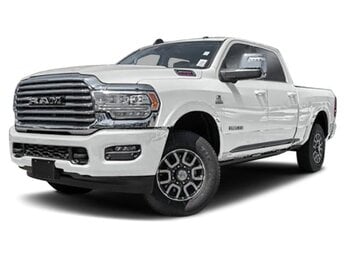 2024 Bright White Clearcoat Ram 3500 Limited Truck 6.7L Straight 6 Cylinder Engine 4 Door Automatic 4X4