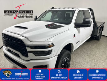 2025 Bright White Clearcoat Ram 3500 Limited 4 Door Truck Automatic 4X4 D 6.7L Straight 6 Cylinder Engine6.7