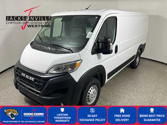 2026 Bright White Clearcoat Ram ProMaster Tradesman 3 Door FWD Van Automatic