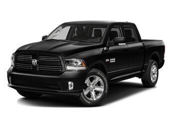 2016 Brilliant Black Crystal Pearlcoat Ram 1500 Lone Star G 5.7L 8 Cylinder Engine5.7 4 Door Truck Automatic