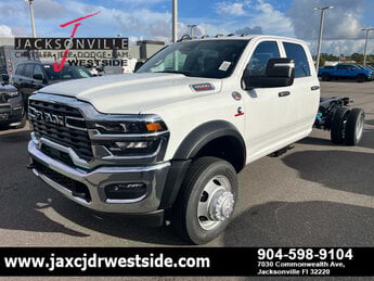 2026 Bright White Clearcoat Ram 4500 Chassis Cab Tradesman Truck D 6.7L Straight 6 Cylinder Engine6.7 4 Door Automatic 4X4